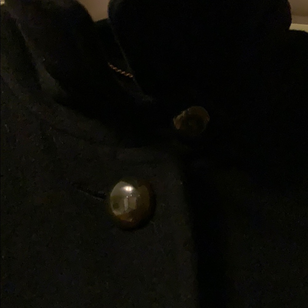 Black Wool Coat - image 3